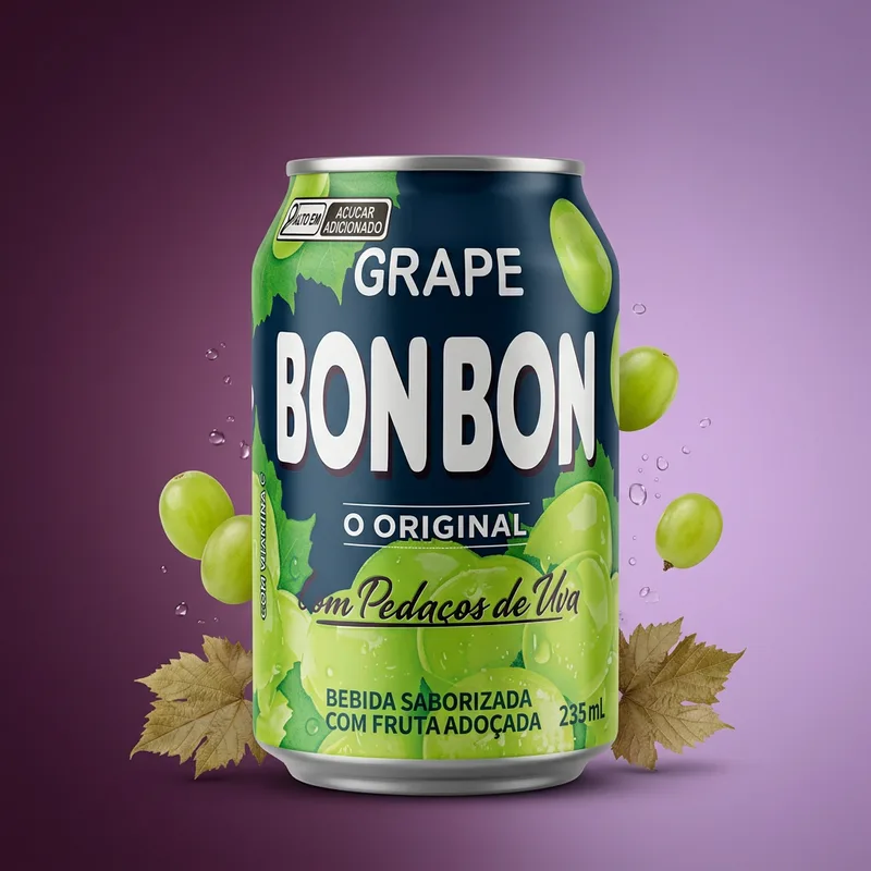 Bon Bon Grape Original com Pedaços