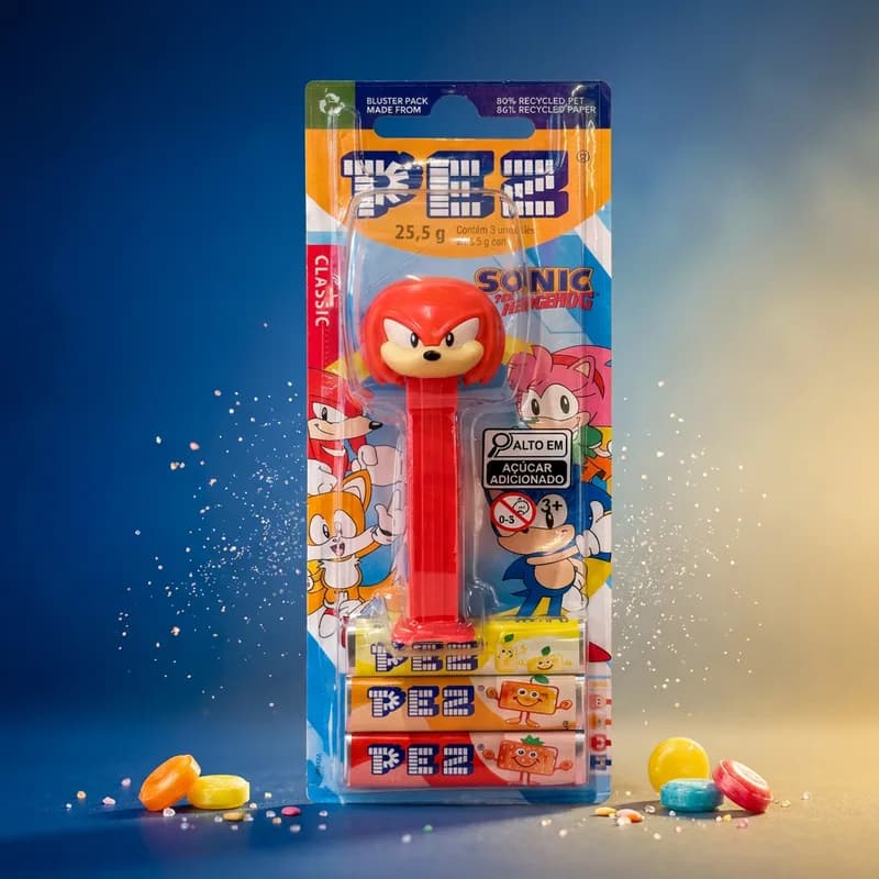 Dispenser PEZ Sonic (Knuckles) - 25.5g